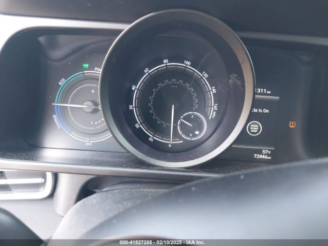 KMHLM4AJ6PU034104 Hyundai Elantra Hybrid Blue