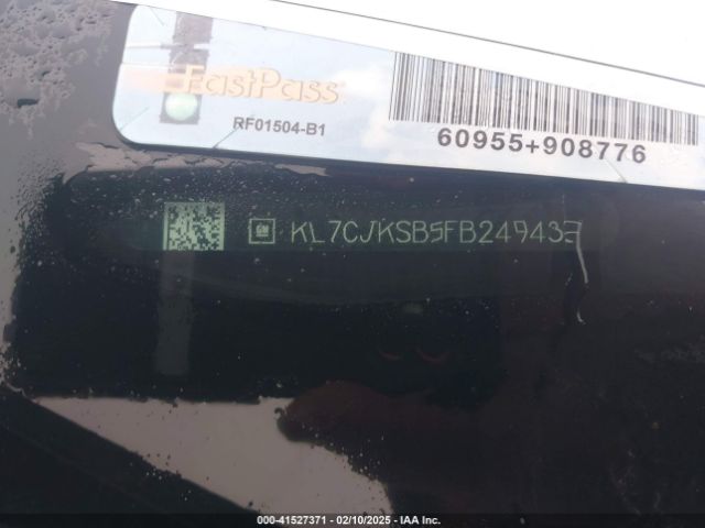 KL7CJKSB5FB249439 Chevrolet Trax 1ls