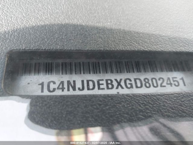 1C4NJDEBXGD802451 Jeep Compass High Altitude Edition