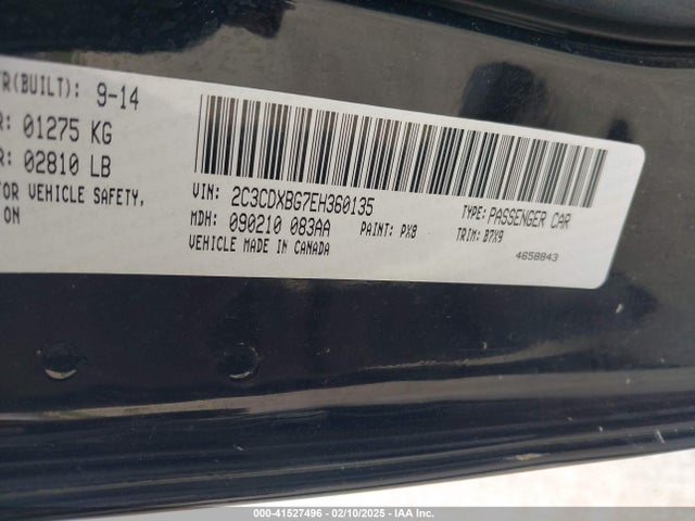 Dodge 2014 2014 2C3CDXBG7EH360135 Image 9