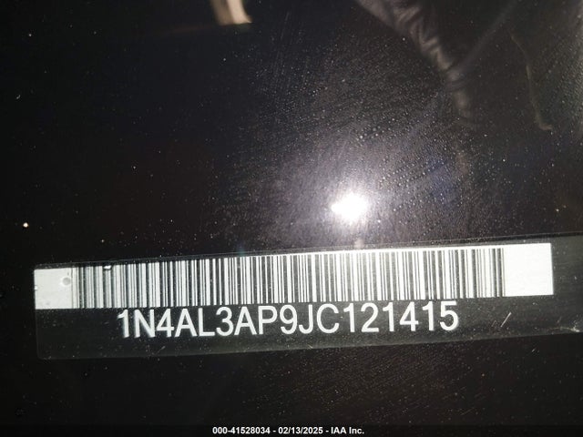 1N4AL3AP9JC121415 Nissan Altima 2.5 Sv
