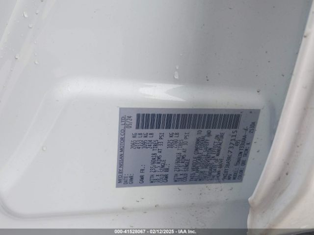 5N1BT3BA9RC737115 Nissan Rogue Sv Fwd