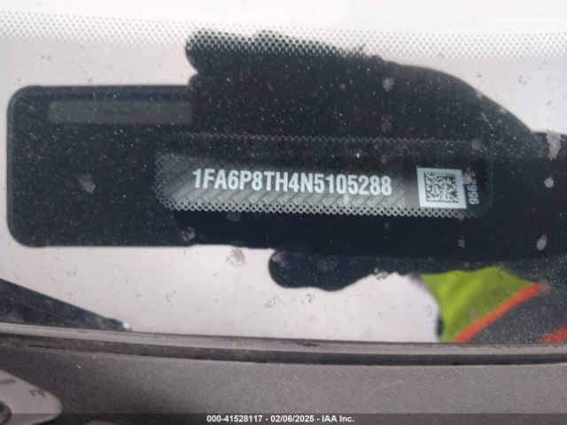 1FA6P8TH4N5105288 Ford Mustang Ecoboost Premium Fastback