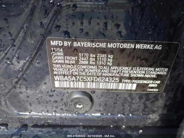 WBA5A7C5XFD624325 BMW 528i Xdrive