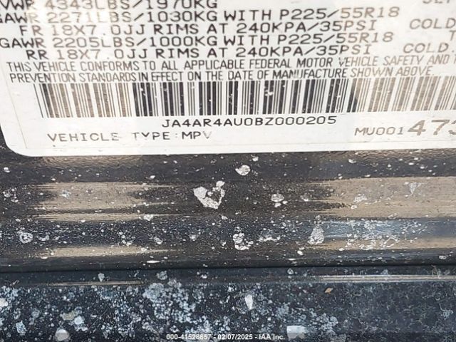 2011 MITSUBISHI OUTLANDER SPORT JA4AR4AU0BZ000205 Photo 8