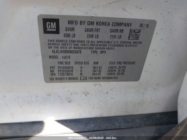 KL4CJASB9HB026878 Buick Encore Preferred