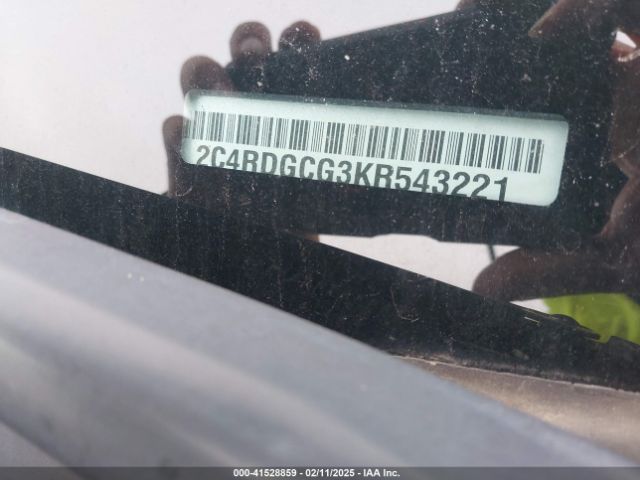 2C4RDGCG3KR543221 Dodge Grand Caravan Sxt
