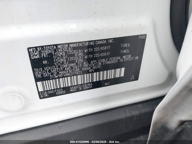 Toyota Rav4 Xle 2022 2T3W1RFV8NC211823 Image 9