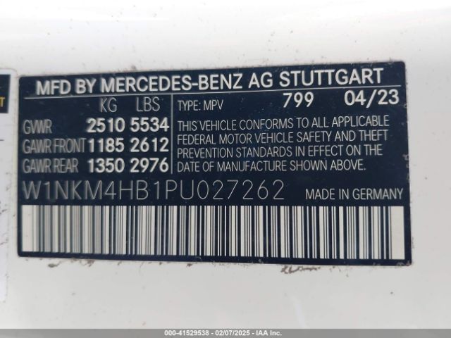 W1NKM4HB1PU027262 Mercedes-Benz Glc 300 4matic Suv