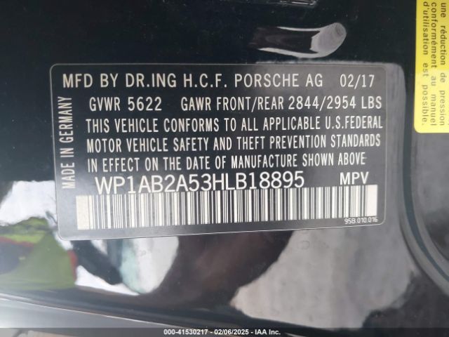 2017 PORSCHE MACAN WP1AB2A53HLB18895 Photo 8