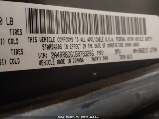 2011 CHRYSLER TOWN & COUNTRY 2A4RR8DG1BR783206 Photo 8