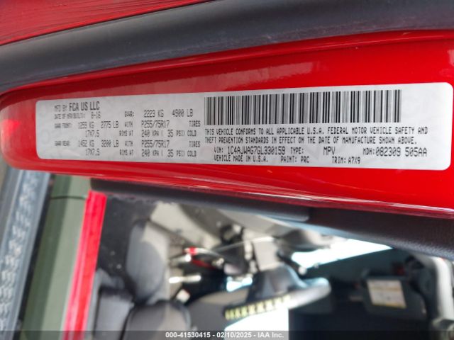 1C4AJWAG7GL330159 Jeep Wrangler Sport