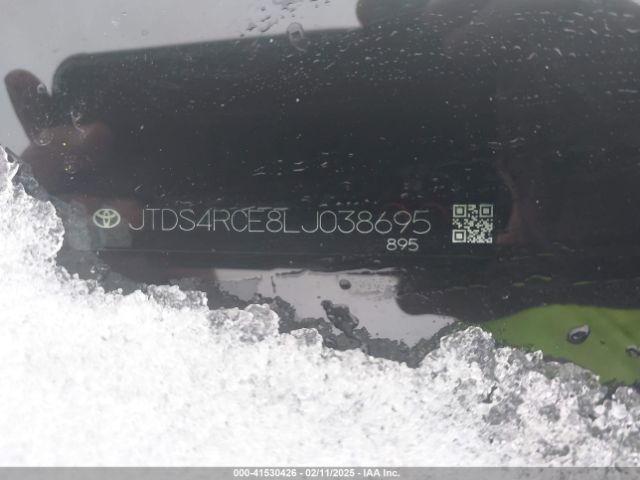JTDS4RCE8LJ038695 Toyota Corolla Se/night Shade