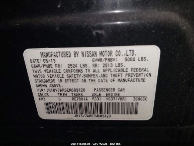 JN1BV7AR6EM682420 Infiniti Q50 Premium