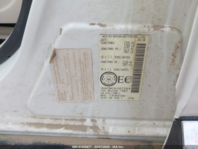 5N1AZ2MH3JN167264 Nissan Murano Platinum/s/sl/sv