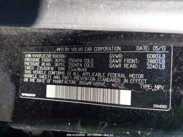 YV4952CZ8E1680906 Volvo XC90 3.2
