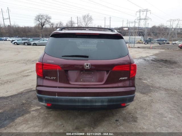 5FNYF6H88GB009653 Honda Pilot Ex-l