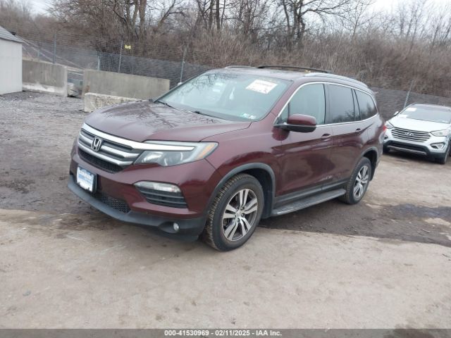 5FNYF6H88GB009653 Honda Pilot Ex-l