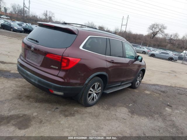 5FNYF6H88GB009653 Honda Pilot Ex-l