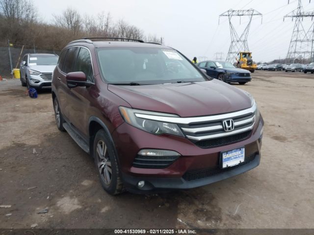5FNYF6H88GB009653 Honda Pilot Ex-l