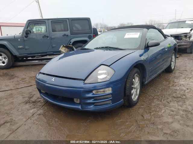 2002 MITSUBISHI ECLIPSE SPYDER 4A3AE45G42E033718 Photo 1