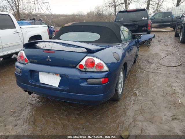 2002 MITSUBISHI ECLIPSE SPYDER 4A3AE45G42E033718 Photo 3