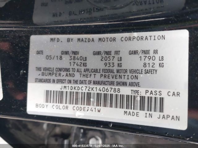 2019 MAZDA CX-3 JM1DKDC72K1406788 Photo 8