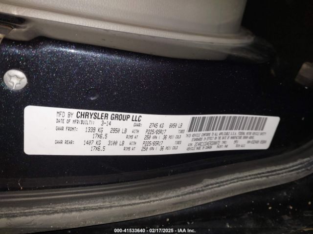 2C4RC1CG4ER330072 Chrysler Town & Country Touring-l