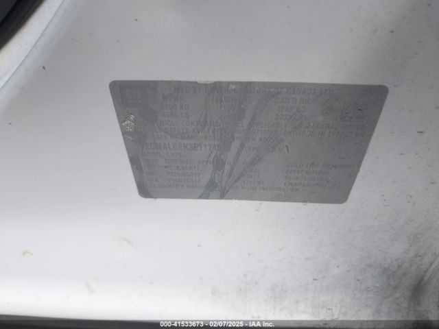 2GNALBEK3E1174570 Chevrolet EQUINOX 1LT