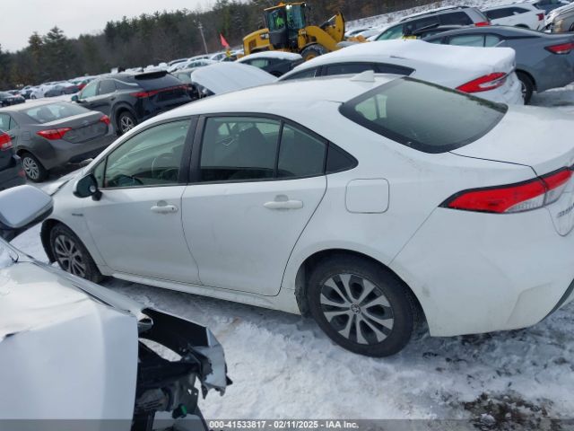 JTDEBRBE1LJ015215 Toyota Corolla Hybrid Le
