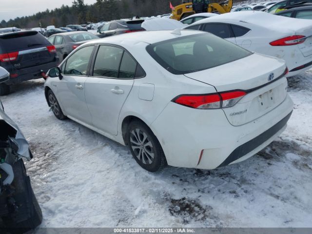 JTDEBRBE1LJ015215 Toyota Corolla Hybrid Le