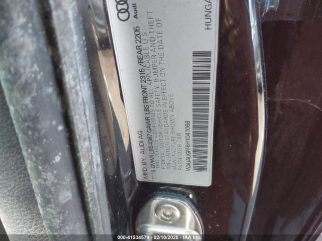 2017 AUDI A3 WAUAUGFF6H1041068 Photo 8