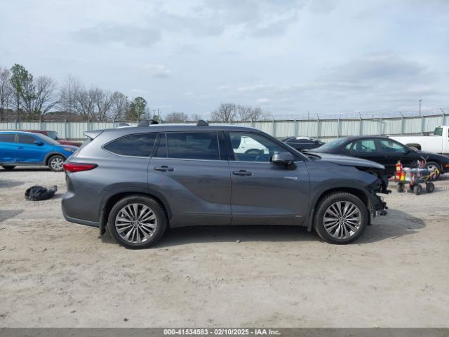 5TDEBRCH4MS026853 Toyota Highlander Hybrid Platinum