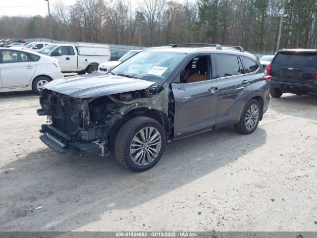 5TDEBRCH4MS026853 Toyota Highlander Hybrid Platinum