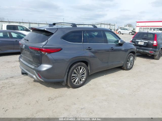 5TDEBRCH4MS026853 Toyota Highlander Hybrid Platinum
