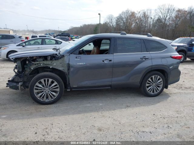 5TDEBRCH4MS026853 Toyota Highlander Hybrid Platinum