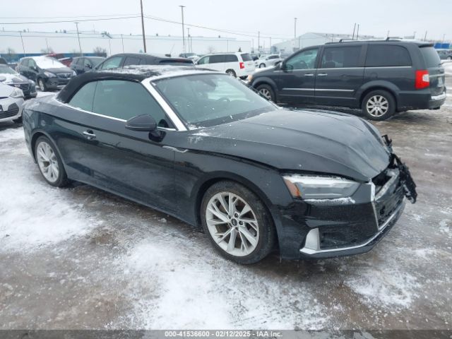 2022 AUDI A5 CABRIOLET WAU2AGF55NN002626