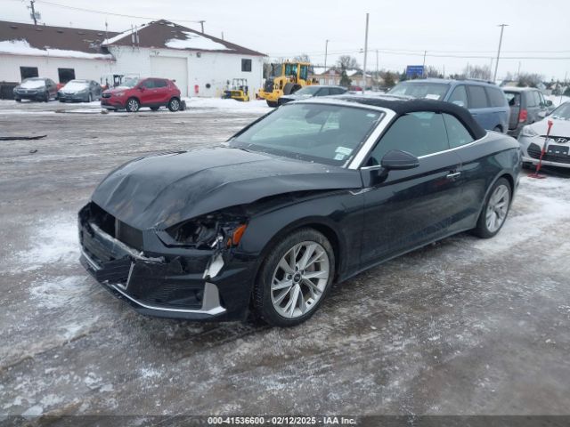 2022 AUDI A5 CABRIOLET WAU2AGF55NN002626 Photo 1