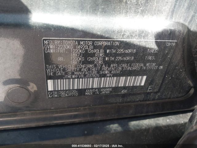 2020 TOYOTA RAV4 HYBRID JTMEWRFV8LJ037825 Photo 8