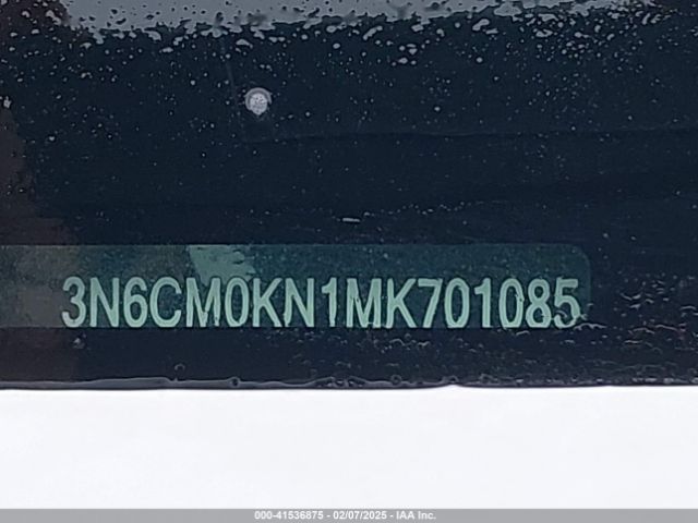 3N6CM0KN1MK701085 Nissan Nv200  Cargo S Xtronic Cvt