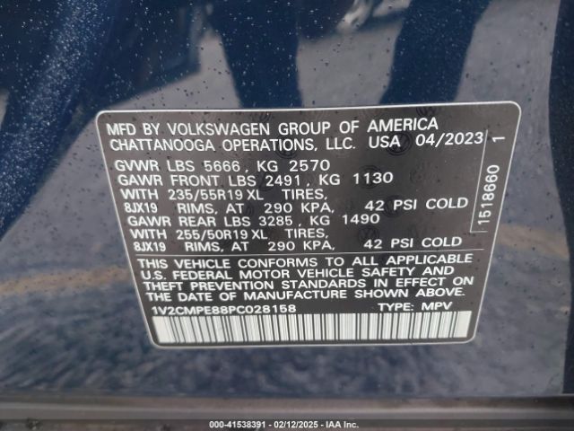 1V2CMPE88PC028158 Volkswagen ID.4 PRO