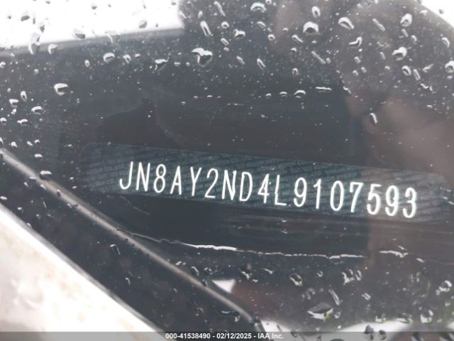 JN8AY2ND4L9107593 Nissan Armada Sl 2wd