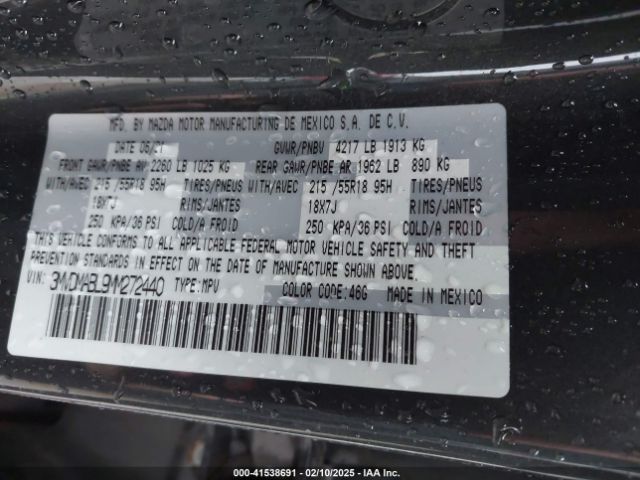 3MVDMABL9MM272440 Mazda Cx-30 Select