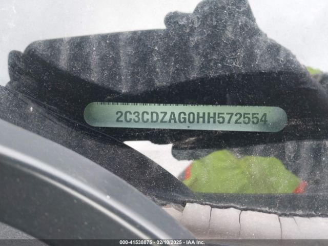 2C3CDZAG0HH572554 Dodge Challenger Sxt