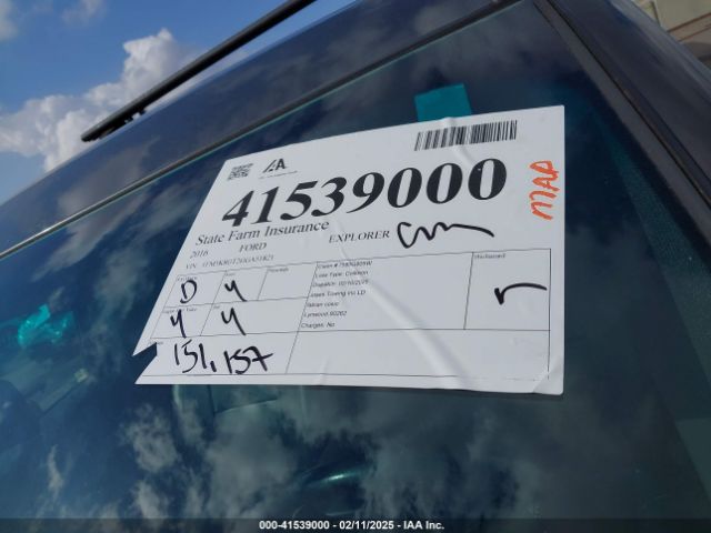 1FM5K8GT2GGA51821 Ford EXPLORER SPORT