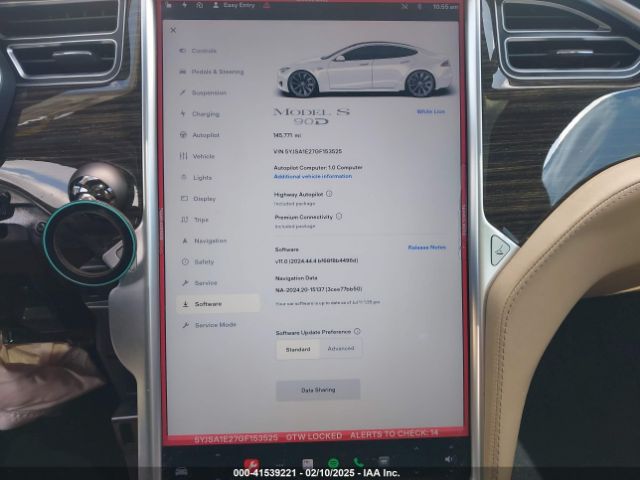 5YJSA1E27GF153525 Tesla Model S 60d/70d/75d/85d/90d