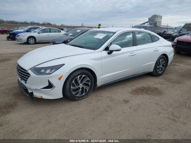 KMHL24JJ6MA033392 Hyundai Sonata Blue
