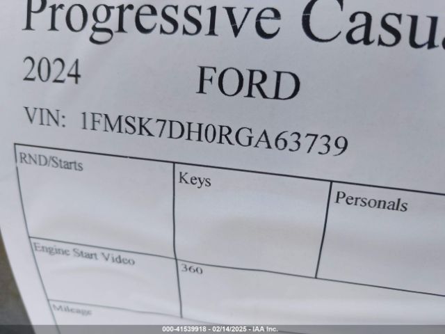 2024 FORD EXPLORER 1FMSK7DH0RGA63739 Photo 8