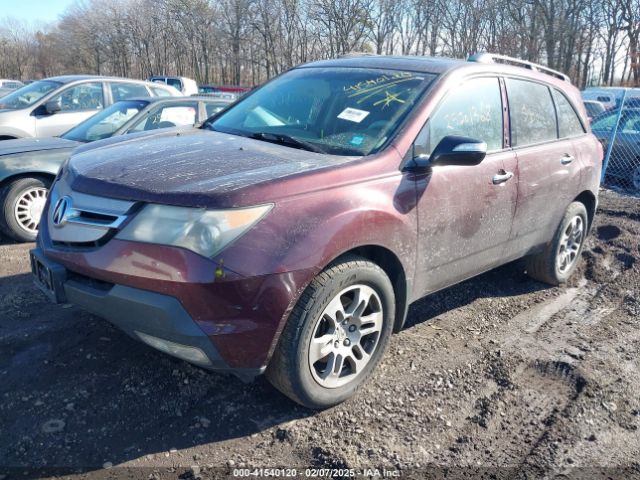 2008 ACURA MDX 2HNYD28298H511152 Photo 1