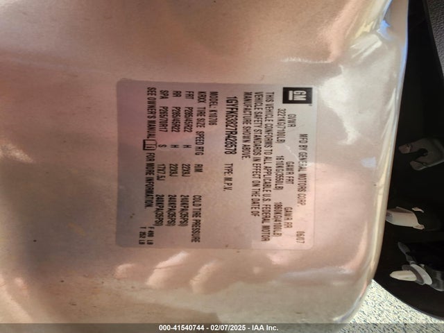 2007 CADILLAC ESCALADE 1GYFK63827R428578 Photo 8
